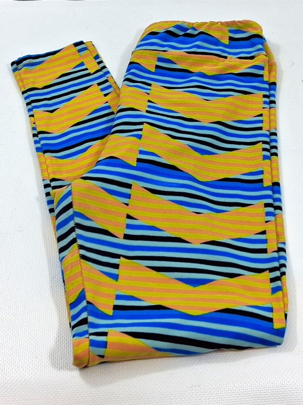LuLaRoe leggings T/C Multicolor Stripes , Sz 12, Sz 18